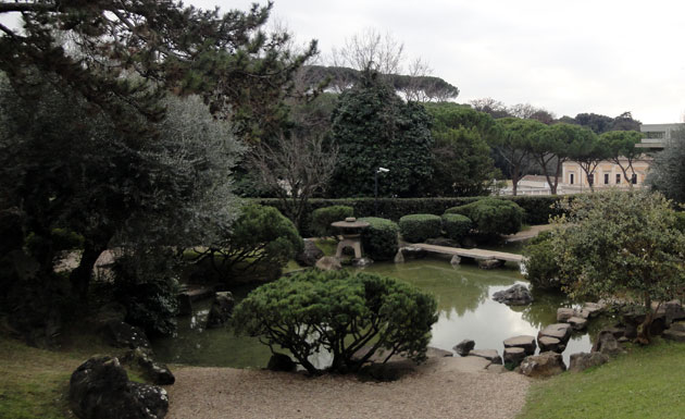 Un angolo di Giappone presso Villa Borghese