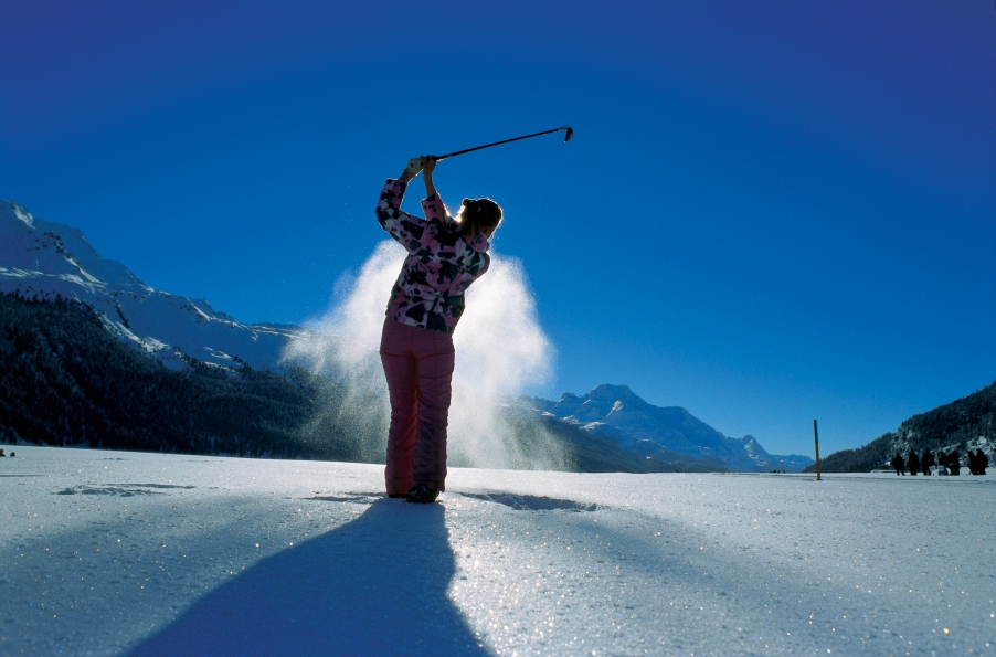 Il piacere di una gara di golf anche in inverno