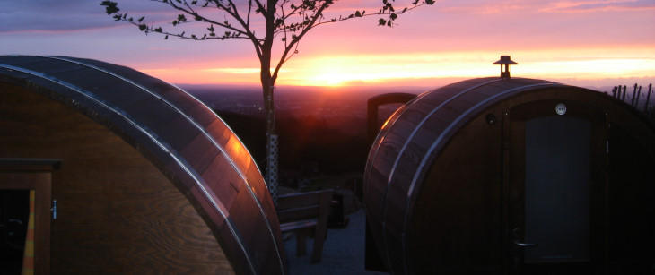Una notte in un barile di vino tra i filari
