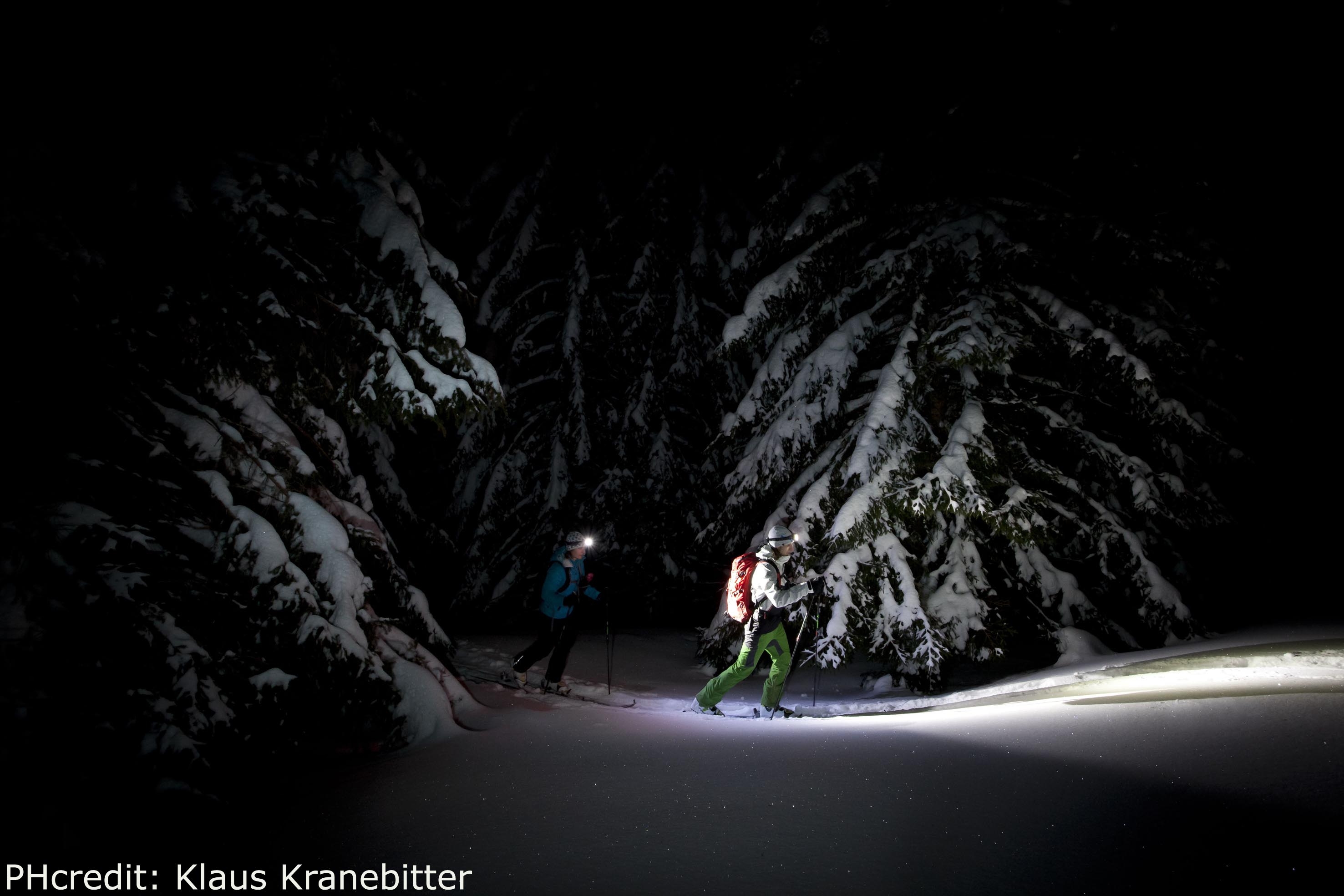 Escursione con gli sci sotto le stelle a Cortina