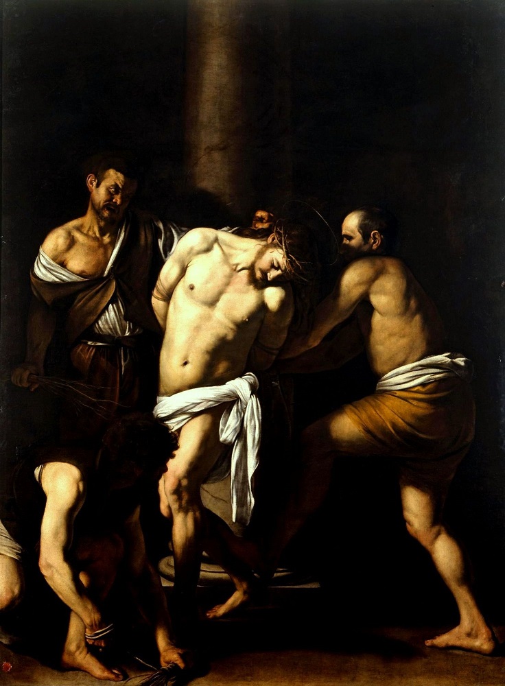 La Flagellazione di Cristo del Caravaggio dal Museo Nazionale di Capodimonte