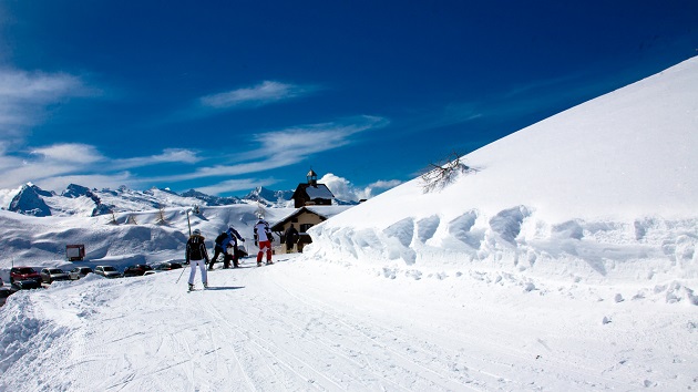 La pista degli Innamorati è perfetta per chi ama lo Slow-Ski