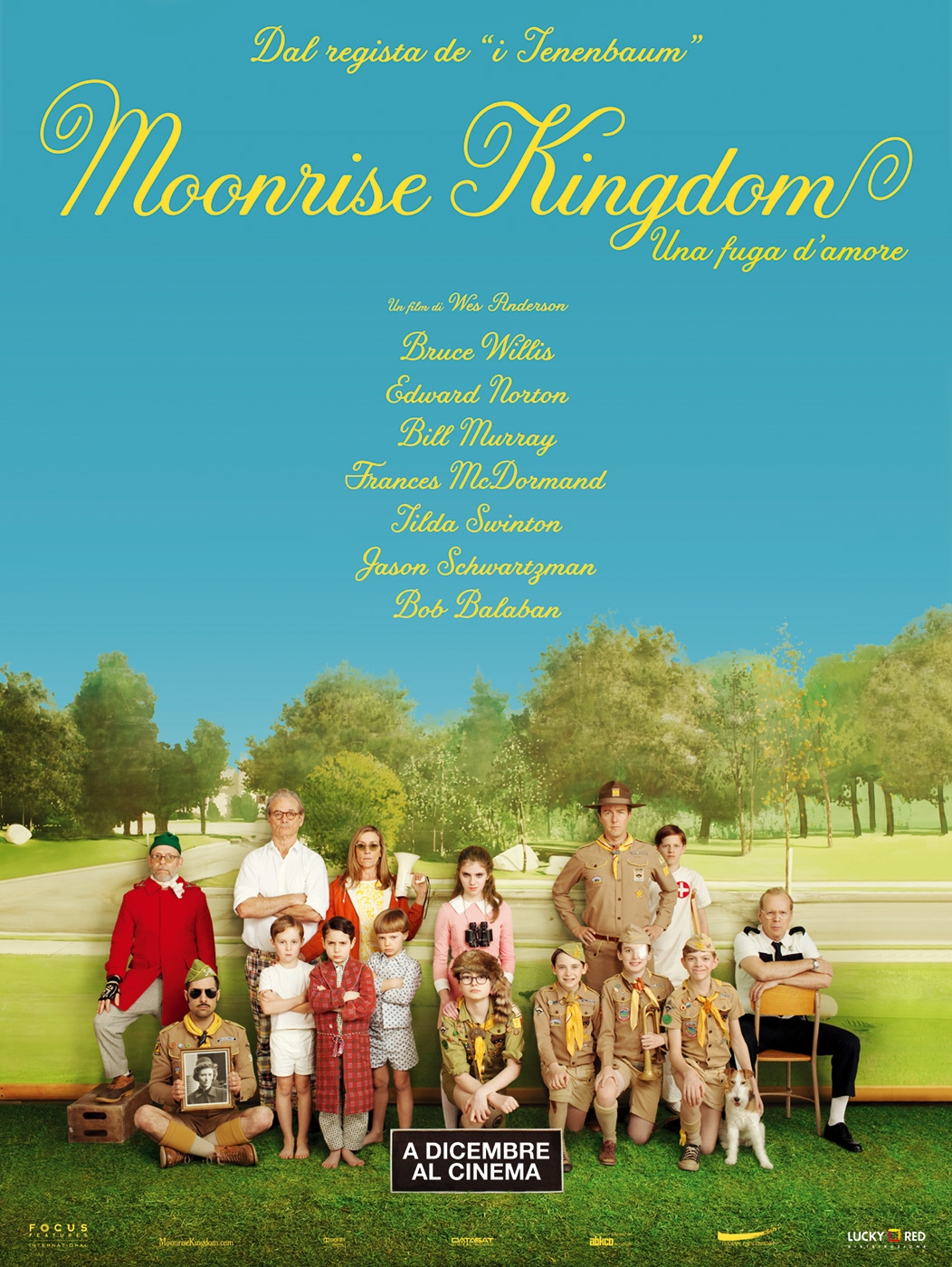 Arriva in Italia MOONRISE KINGDOM