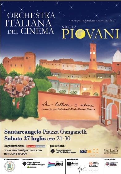 “La bellezza ci salverà’” concerto per Federico Fellini e Tonino Guerra