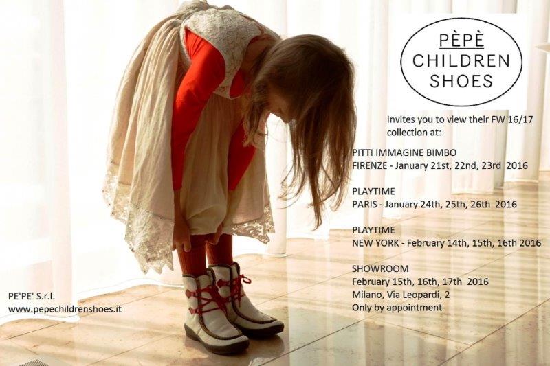 Pèpè children shoes is nostalgic but chic
