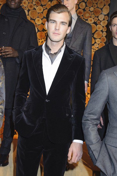Blazer in velluto. Solo per uomini chic