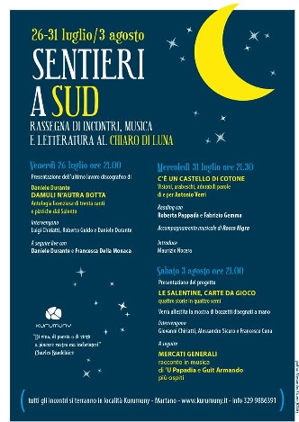 SENTIERI A SUD