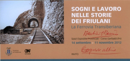 Sogni e lavoro nelle storie dei Friulani. La ferrovia Transiberiana
