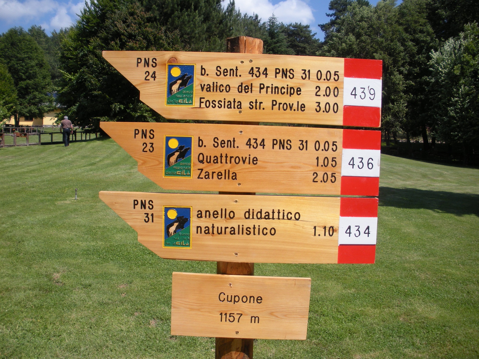 Taglio del nastro per la rete sentieristica  del parco nazionale della Sila