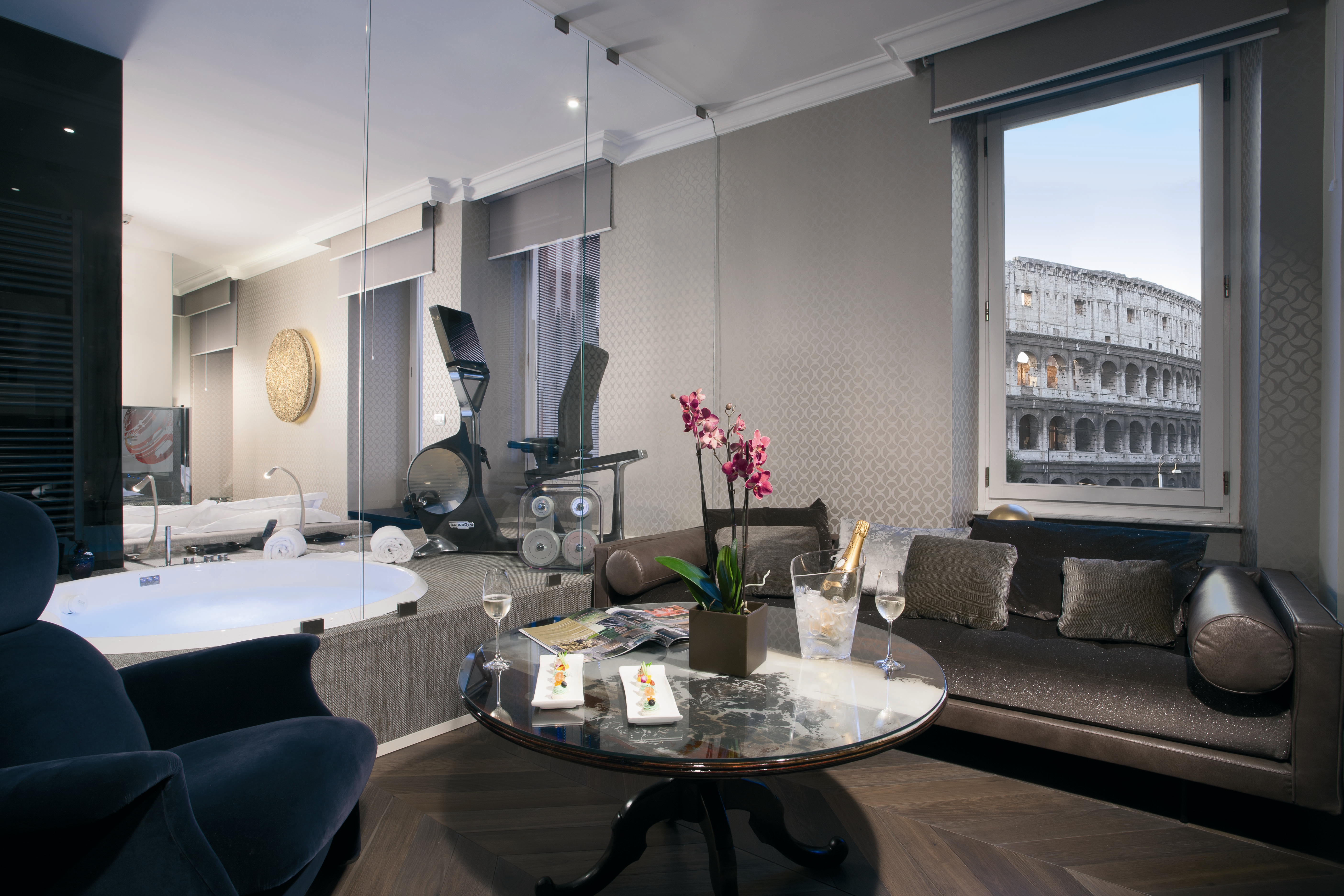 Il Colosseo ‘en-suite’ a palazzo Manfredi