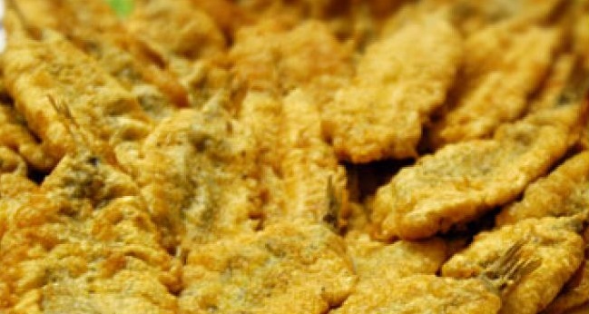 Le alici, impanate e fritte sono una squisitezza