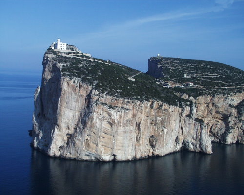 Il faro di Capo Caccia e il suo guardiano