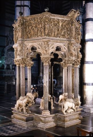 Il restauro del Pulpito di Nicola Pisano nel Duomo di Siena