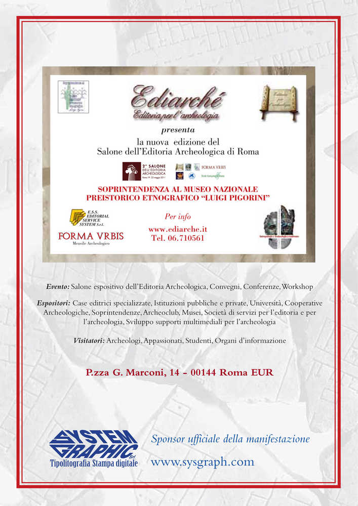 Salone dell’Editoria Archeologica di Roma