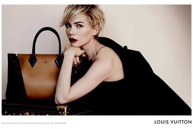 Michelle Williams, nuova testimonial di Louis Vuitton