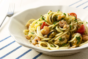 Spaghetti alla marinara povera