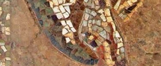 Il mosaico della Sala dei Draghi e dei Delfini