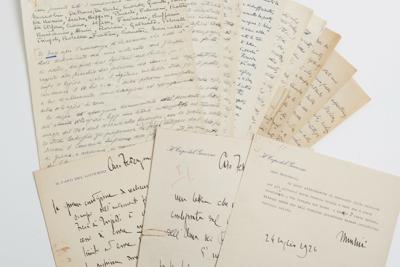 All’asta autografi, bozze e lettere di Benito Mussolini