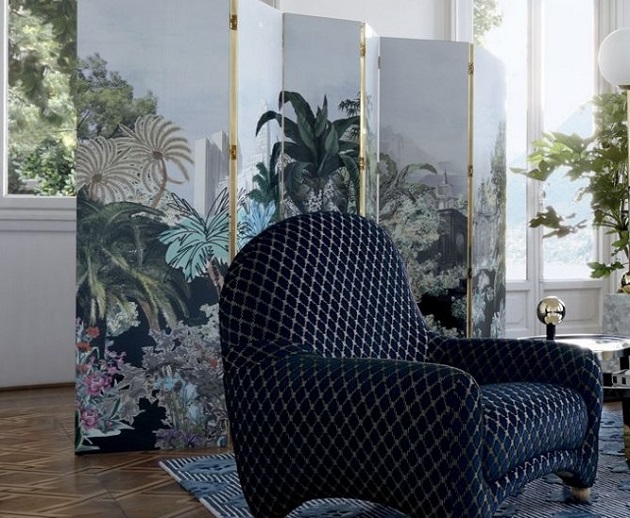 Maison Lacroix di Roche Bobois, il paravento dalle mille atmosfere