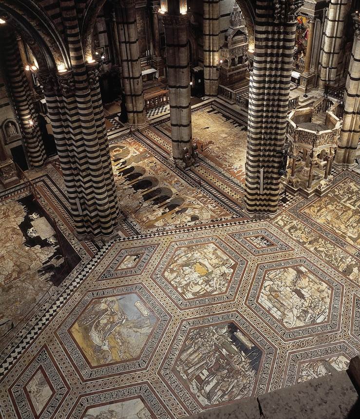Il pavimento del Duomo di Siena. Un capolavoro da scoprire