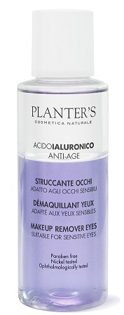 Struccante occhi bifasico antietà con acido ialuronico