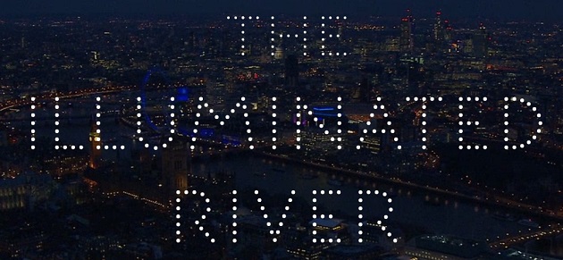 Londra trasforma il Tamigi in uno spettacolo di luci