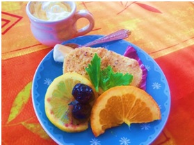 Brunch.  Rotolo di Tonno agli Agrumi e Olive Cunzate