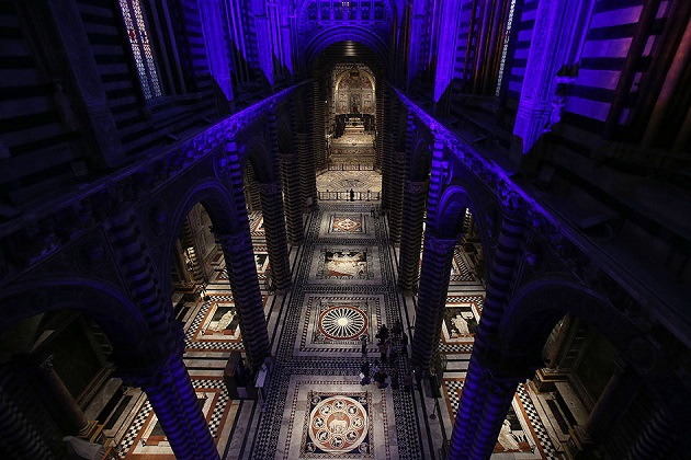 Visite notturne straordinarie: Porta del Cielo e pavimento del Duomo di Siena