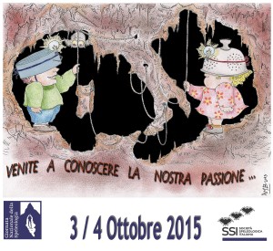 Italia. Il 3 e il 4 ottobre 2015  la giornata della speleologia