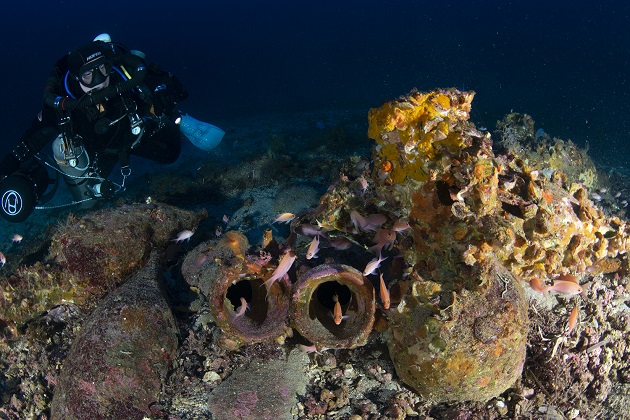 Iniziate le indagini sul relitto della nave romana adagiata sui fondali di Ustica