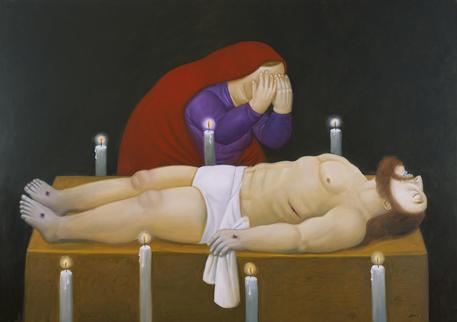 A Roma per la prima volta La Via Crucis di Botero