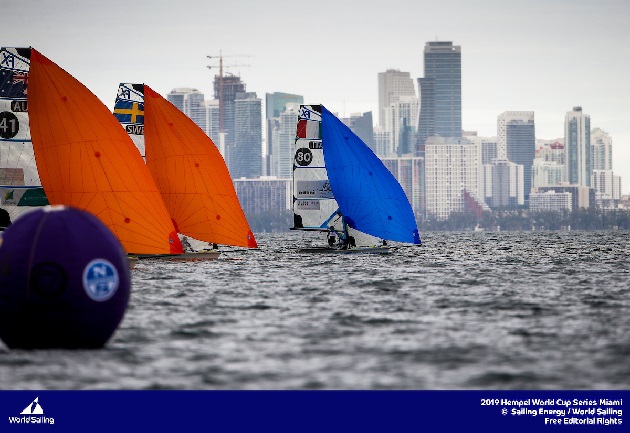 Poco vento a Miami per la seconda giornata delle World Cup Series 2019